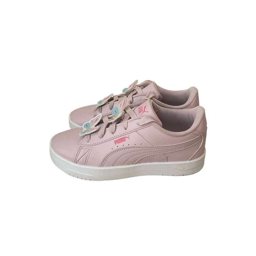 PUMA Jada Classic Butterfly Kids Girls Size 3 Pink White Sneaker Shoes